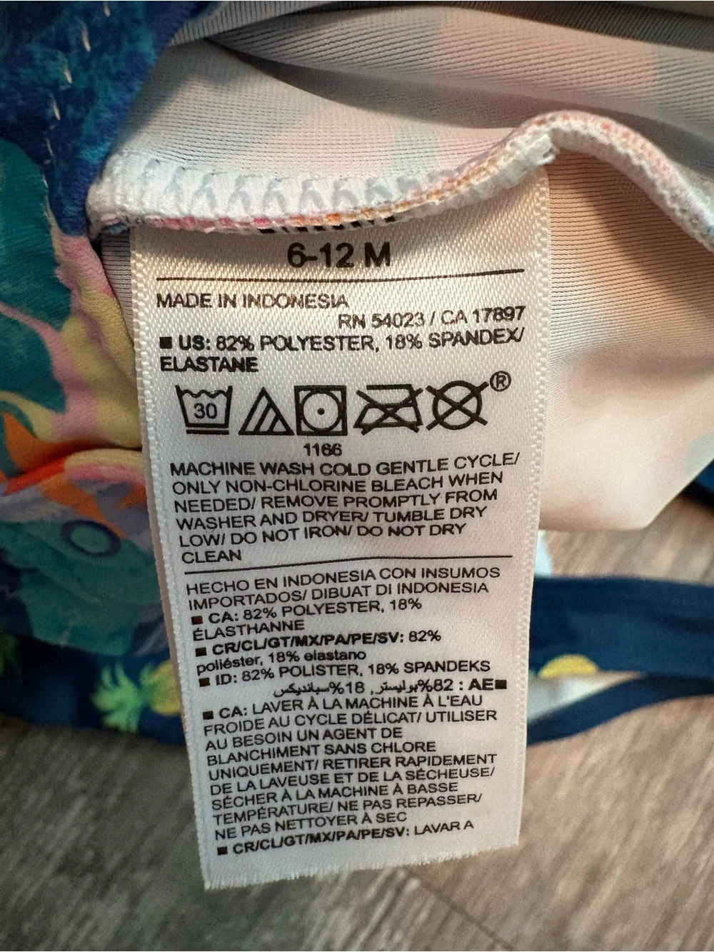 6-12 month swim suit bundle